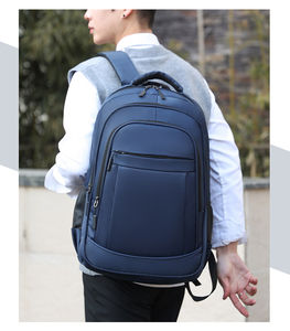 Sacs à dos d'école au design personnalisé, sac à dos multifonctionnel pour les voyages, le sport, la salle de sport, sac à dos en cuir véritable unisexe - Product Image 3