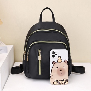 Mochila Oxford multifunción a la moda <span class=keywords><strong>para</strong></span> mujer, <span class=keywords><strong>mini</strong></span> mochila bonita <span class=keywords><strong>para</strong></span> viaje, bolso de hombro <span class=keywords><strong>para</strong></span> hombre, bolso negro, producto en oferta - Product Image 3