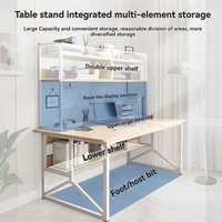 Table de Jeu d'Ordinateur GEDO en Gros, Bureau Gaming E-Sports Moderne en MDF avec Étagère de Rangement et Pied en Y à Structure Améliorée