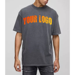 Dernier modèle de t-shirts pour hommes à manches courtes, vêtements décontractés à col rond et col rond de qualité supérieure, t-shirt 100% coton pour hommes, coupe ample - Product Image 4