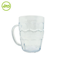 Mug à bière en plastique transparent moderne, réutilisable, léger et compact, pour les fêtes, capacité inférieure à 200 ml, fabriqué au Vietnam IMS