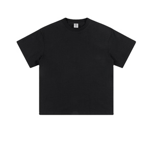 T-shirt style surdimensionné sérigraphie personnalisée T-shirt homme uni poids lourd 300gsm 100% coton pour hommes livraison DDP - Product Image 1