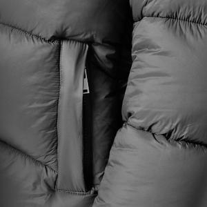 Chaqueta acolchada de manga larga con capucha y cuello levantado para hombre, ropa informal ligera resistente al agua para otoño e invierno, a prueba de viento de talla grande - Product Image 3