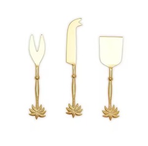 Juego de cuchillos para queso de palmera de Venta caliente de 3 herramientas para queso de acero inoxidable cuchillos de cocina y accesorios - Product Image 1