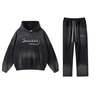 420 grammes 100% coton longue durée hiver Premium sweat à capuche surdimensionné Logo personnalisé sérigraphie impression solide lavé à capuche - Product Image 5