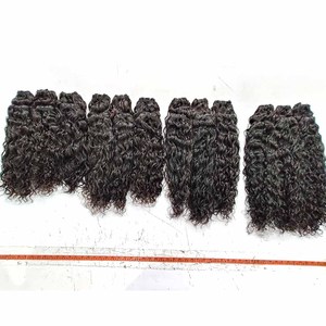 100% meilleure qualité brut indien bouclés alignés cuticules Super Double dessiné unique donneur trame faisceaux Temple haute qualité fournisseur - Product Image 3