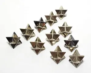 Wholesale High Quality Natural Golden Pyrite Stone Merkaba Star For Healing Reiki Use From India