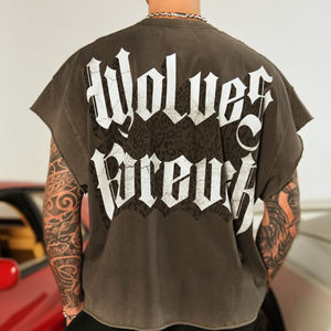 Chemises à manches coupées pour hommes de qualité supérieure, entièrement personnalisées, nouvelle arrivée, 100% coton tissé, respirant, écologique - Product Image 4