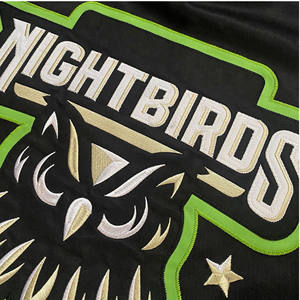 Venta al por mayor en blanco personalizado sublimación cuello redondo con cordones camisetas de hockey sobre hielo equipo de práctica uniforme de desgaste de hockey con logotipo personalizado - Product Image 2