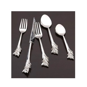 Ensemble de couverts en métal design antique hôtel restaurant maison mariage cadeau de noël ensemble de couverts couverts couverts en acier inoxydable - Product Image 1