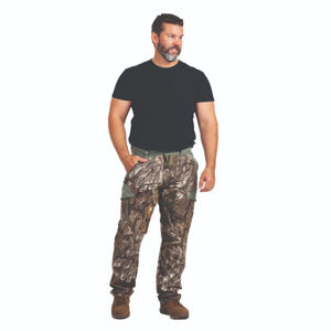 Pantalones de caza de invierno de concha suave con estampado de camuflaje de árbol Real ligeros para hombre, multibolsillos con tela elástica impermeable, Unisex - Product Image 4