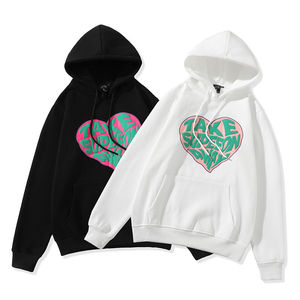 Sudadera con Capucha Personalizada de Alta Calidad, 100% Algodón, Otoñal, Ecológica, Unisex, Gruesa, con Estampado 3D en Relieve, Cierre Completo - Product Image 1