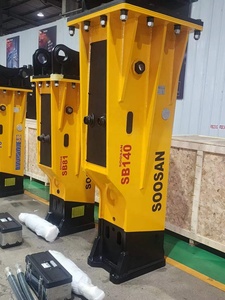 Martillo hidráulico SOOSAN SB140 tipo caja adecuado para excavadoras con martillo soosan de 30-45 toneladas para demolición y construcciones - Product Image 6