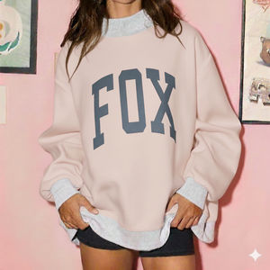 Women Casual Oversized Mockneck Winter Relaxed Fit Breathable Top Clean Modern Street Fashion for Everyday Comfort - Product Image 1