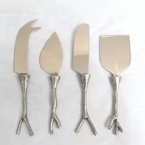 Stainless Steel <b>Cheese</b> <b>Knife</b> 3piece Cutlery Dinnerware <b>Set</b> wooden Handle Tableware <b>Cheese</b> <b>Knife</b> <b>Set</b> - Product Image 5