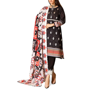 Salwar Kameez traditionnel indien pakistanais pour femmes, imprimé numérique, coupe décontractée, longueur cheville, tenue ethnique, séchage rapide, idéal pour les fêtes - Product Image 4