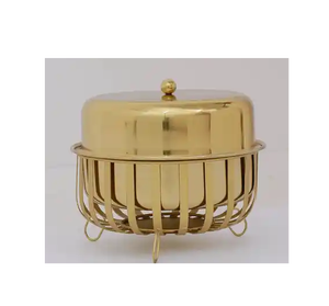 ชุดหม้อตกแต่งบ้านและตกแต่ง 3 ชิ้นขายส่งหม้อไฟทําด้วยมือที่กําหนดเองพร้อมฝาปิดใช้สําหรับงานแต่งงานและงานปาร์ตี้บนโต๊ะอาหาร - Product Image 4