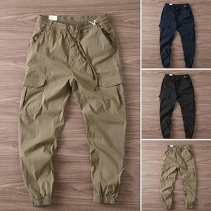 Pantalones de hombre con múltiples bolsillos de alta calidad para correr Cargo al por mayor con diseño personalizado, pantalones transpirables informales con estilo para hombre - Product Image 4
