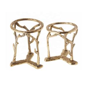 <b>Mini</b> Size Brass Egg Stand Set of 5 <b>Pcs</b> Brass Display Stand Excellent for Displaying Brass Egg Stand Modernism Home Decoration - Product Image 4