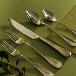 Ensemble de couverts en acier inoxydable poli, impression de logo personnalisée, couverts de qualité alimentaire, ensemble de couverts réutilisables, fournitures pour restaurants - Product Image 1