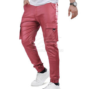 Pantalones de Cuero de Color Personalizado para Hombre, Personaliza Tu Propio Logotipo, Pantalones de Cuero para Hombre, Pantalones de Cuero de Alta Calidad para Hombre - Product Image 1