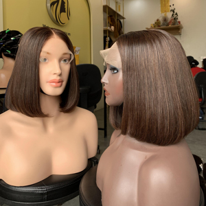 <b>Bob</b> <b>Wigs</b> Available 8 To16 Inches Made of 100% Real Vietnamese Human Hair Wholesale Price - Product Image 1