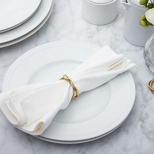 High quality napkin rings for traditional <b>dinner</b> <b>tables</b> crafted from metal with antique floral pattern and premium design - Product Image 5