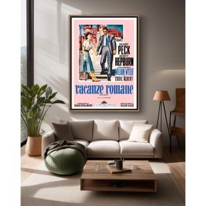 Modern Style Roman Holidays <b>Poster</b> Made of Paper for Wall Decor - Product Image 2