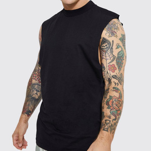Camiseta sin mangas de talla grande para gimnasio deportivo personalizada para hombre, Camiseta ajustada de secado rápido, ropa deportiva suave, camiseta cortada sin mangas de verano - Product Image 5