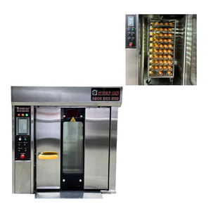 <b>Good</b> Quality 6 Trays Diesel Rotary Oven 20Kw/H Capacity New Bakery Machine Altuntop Trolley Rotary Oven Made in Vietnam - Product Image 1