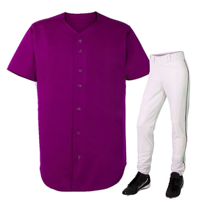 Camisas de béisbol de diseño impreso por encargo con pantalones Sublimación transpirable Jersey de béisbol Servicios OEM - Product Image 5