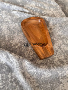 Tradebyd Cendrier en bois fait main Cendrier en bois naturel rustique pour patio extérieur Bar Café Bureau Fumer - Product Image 5