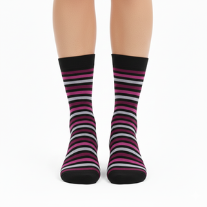 Haute qualité 100% coton biologique chaussettes pour femmes équipage respirant anti-dérapant pour les affaires usage quotidien personnalisable votre logo de marque - Product Image 4