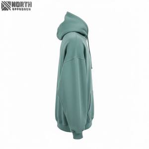 Men's Stylish Oversized <b>Zippered</b> Fleece <b>Hoodie</b> Unique Fade Print Design For Winter Comfort Soft Ultimate Comfort Solid Pattern - Product Image 6