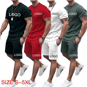 S to 5XL Oversized <b>Hot</b> Sale Men Street Wear Sets Men Clothing With Custom Design Men Shorts Set - Product Image 1