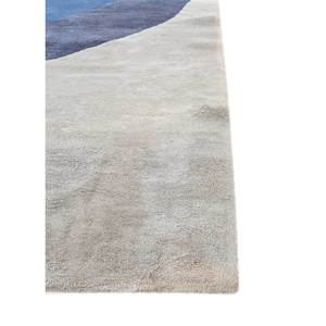 พรมขนสัตว์และใยวิสโคสทอมือลายนามธรรม Joy Blue รุ่น Tra-14582 สำหรับใช้ในบ้าน - Product Image 4