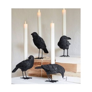 Bougeoir en métal de qualité créative bougeoirs de corbeau de concepteur de fantaisie pour la maison chandelier de Table de salon dans le prix bon marché - Product Image 1