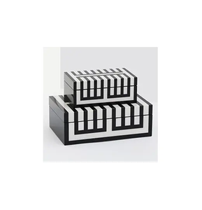 Joyero de nácar para fiesta de niñas, caja con incrustaciones de hueso del mejor diseño, caja de joyería colorida con logotipo personalizado - Product Image 5