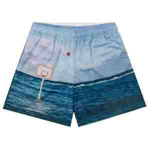 Customizable <b>Men's</b> 100% Cotton Mesh Sports <b>Shorts</b> Plus Size Comfortable <b>Elastic</b> <b>Waistband</b> Breathable Fitness Casual Anti-Wrinkle - Product Image 4