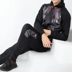 Chándales de hombre con diseño abstracto y estampado geométrico, ropa de gimnasio, tamaño totalmente ajustado, logotipo y etiqueta personalizados, aspecto Premium - Product Image 4