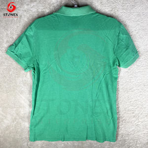 Camisetas Polo unisex para mujer, camisetas OEM con logotipo impreso, solapas publicitarias, tejido liso, estilo informal - Product Image 4