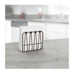 Support et porte-serviettes en métal de style américain vintage, design polyvalent, couleur antique pour l'organisation du bureau à domicile, de l'hôtel - Product Image 1