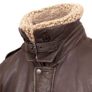 Automne coupe-vent veste en cuir fermeture éclair conception moto veste en cuir PU hommes respirant chaud extérieur mode veste - Product Image 4