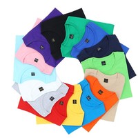 OEM Bangladesh China fabrieks prijs 200g 100% puur katoenen T-shirt, losse pasvorm, korte mouwen, basic ronde hals, blanco T-shirt