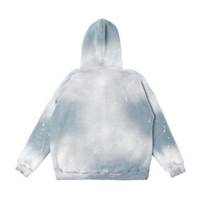เสื้อฮู้ดผ้าคอตตอนผ้าฟลีซสำหรับผู้ชายสีดำแบบเรียบสำหรับฤดูหนาว100% สีดำแบบปรับแต่งได้สไตล์สตรีทแวร์ - Product Image 2