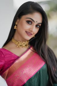 ผ้าแจ็คการ์ด pallu สวยดีไซเนอร์ล่าสุดใช้ได้ทั่วส่าหรี - Product Image 3