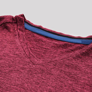 เสื้อยืดผ้าถักแขนสั้นสำหรับผู้ชายเสื้อยืดผ้าฝ้าย100% - Product Image 2