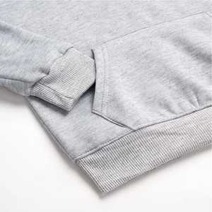 Nouvelle tendance mode, vêtements de sport personnalisés, polo à capuche blanc, manches longues, unisexe, uni, 100% coton, survêtement/jogging - Product Image 4