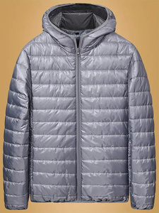 Veste d'hiver en duvet à bulles pour hommes de haute qualité très vendue cuir léger régulier avec décoration en fourrure chaleur extérieure - Product Image 6