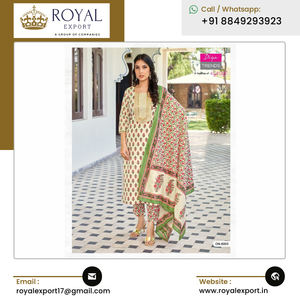 Ropa étnica india de calidad superior, hermoso diseñador de moda, ropa de boda y fiesta, elegante algodón estampado recto Kurti - Product Image 3